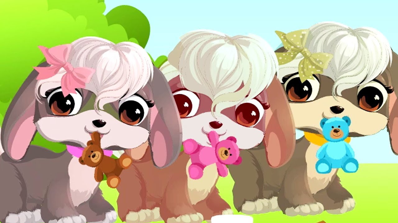 Three Little Puppies | Nursery Rhymes For Babies | Videos For Children by Kids Baby Club