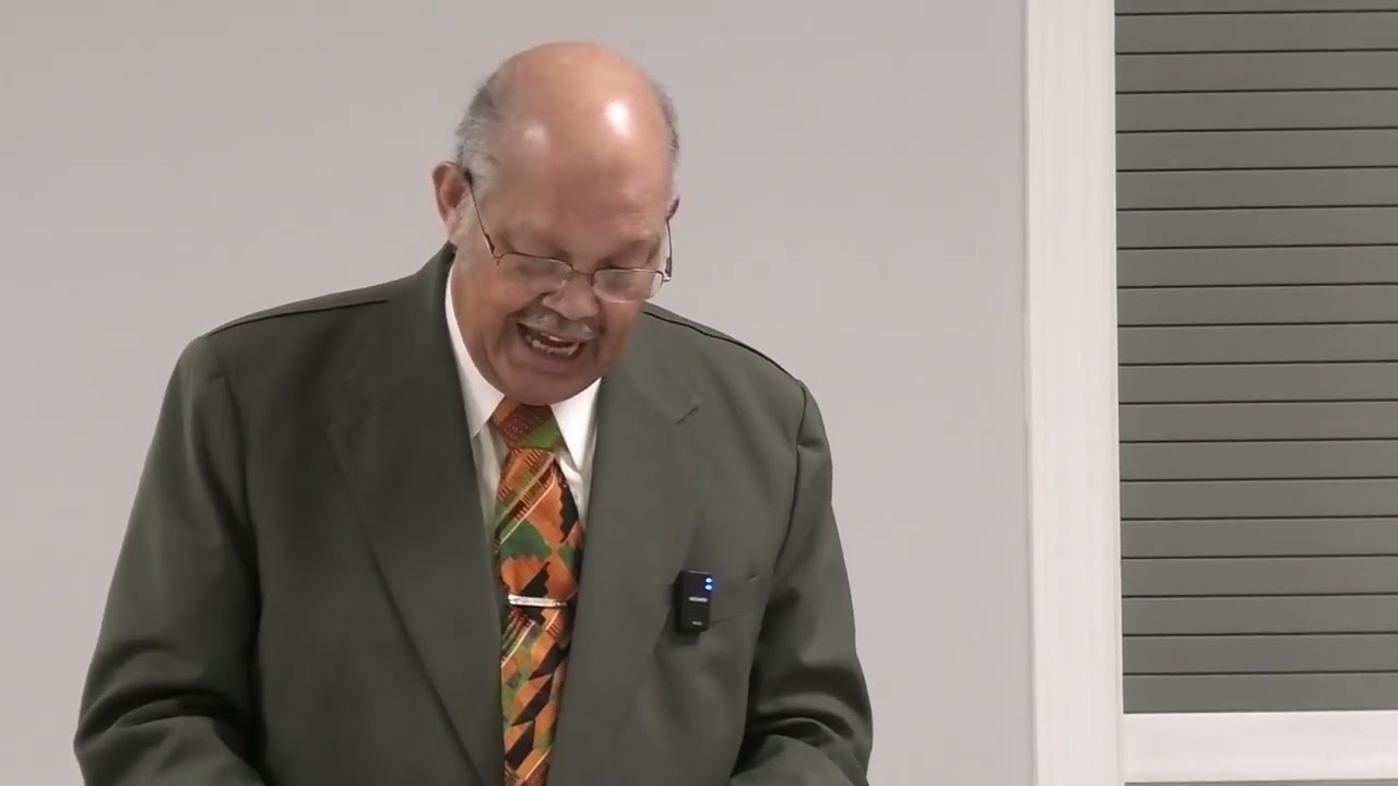 Rev Dr Randolph Meade Walker At The Interracial Conversations Group Of The Northern Neck.
