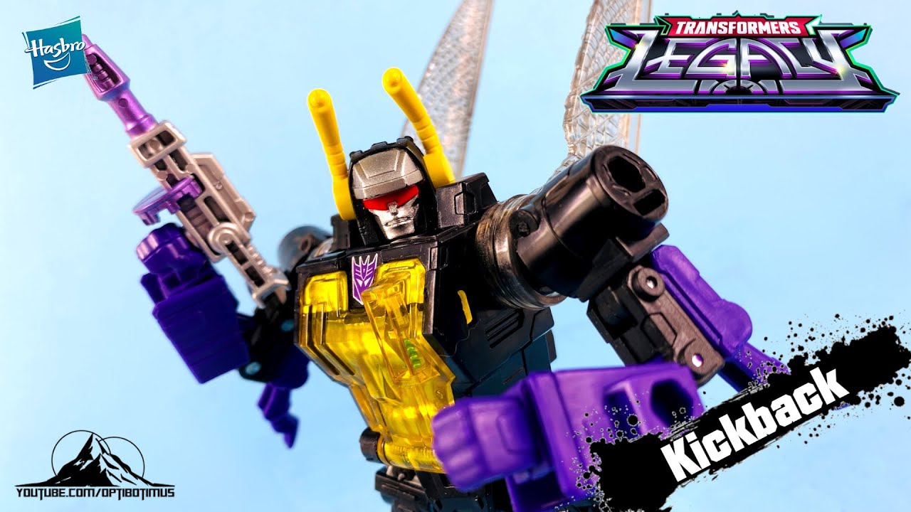 Transformers Legacy Deluxe Class KICKBACK Video Review