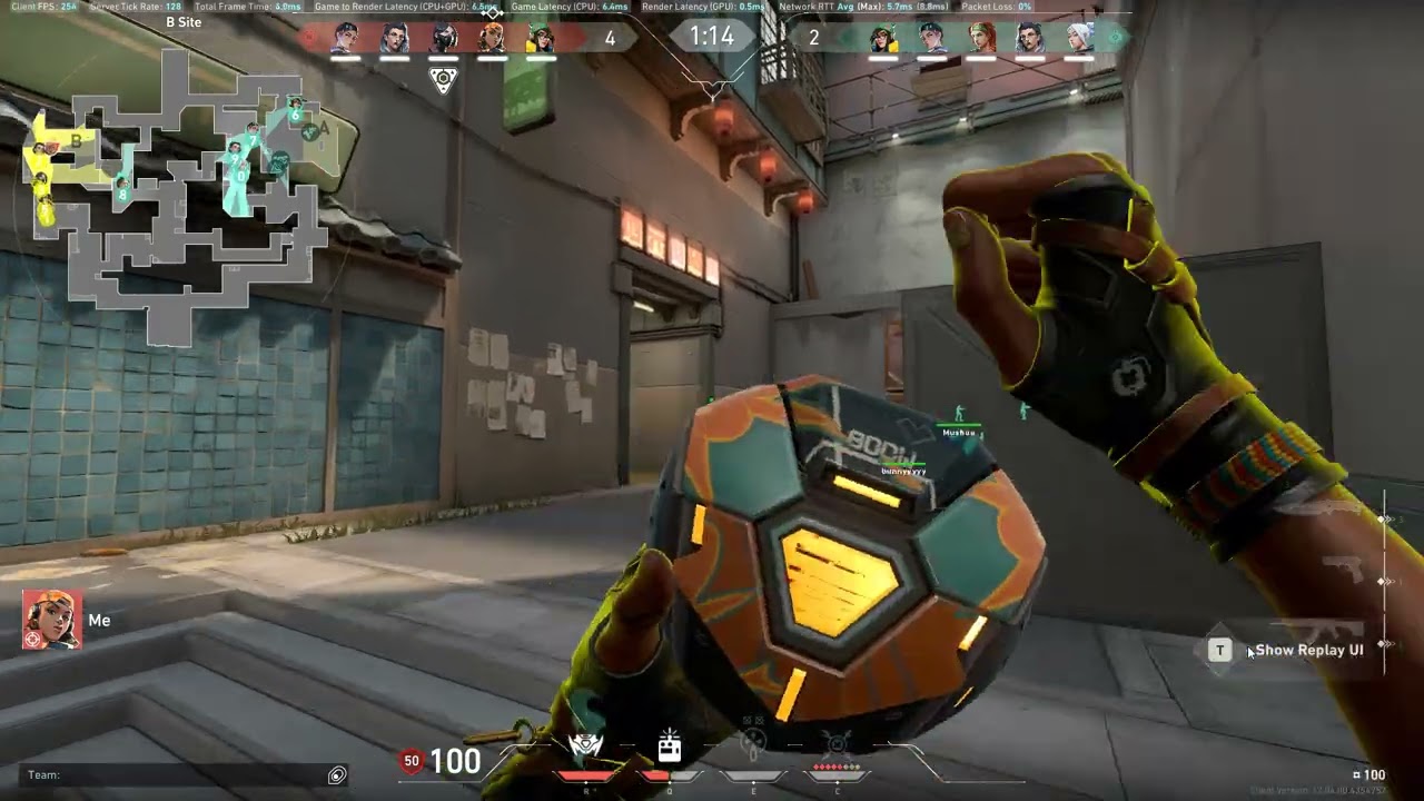 Raze vandal and ult Ace