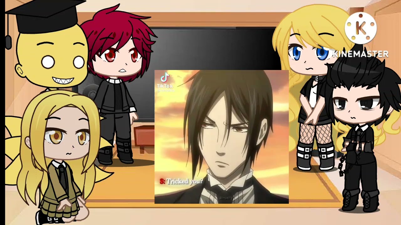 algunos personajes de assessina classton reacciona al pasado de nagisa que es ciel