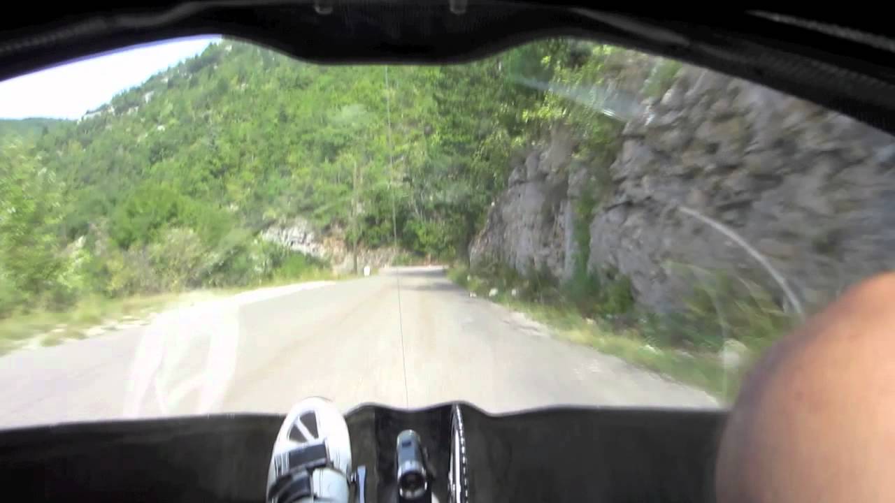 highspeed downhill velomobile
