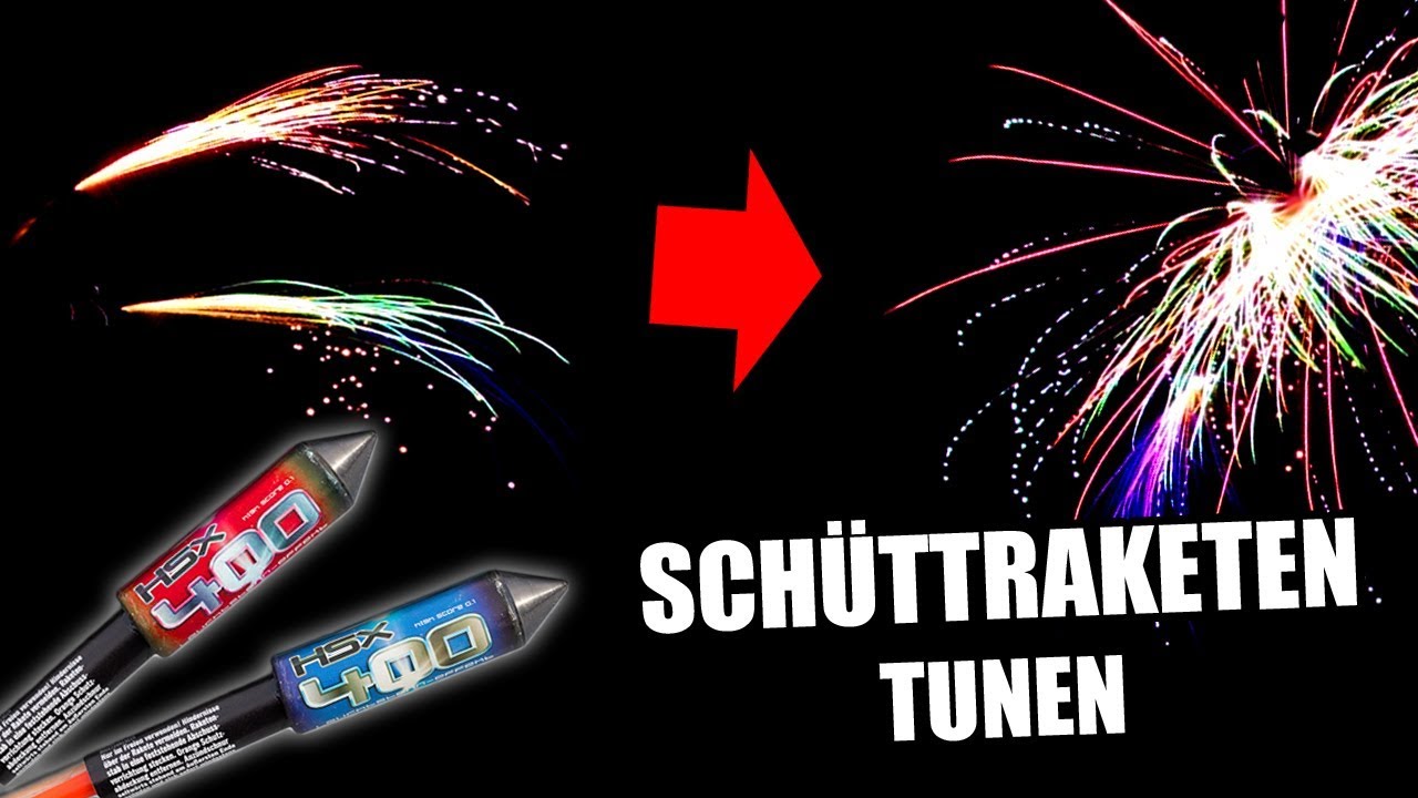 Schüttraketen TUNEN / verbessern || Silvester Raketen tunen [HD]