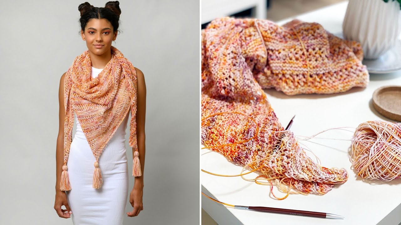 How To Start Knitting The Diana Shawl