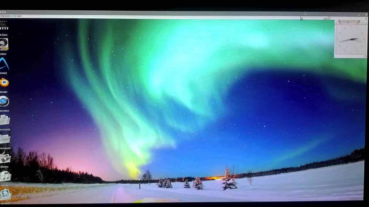 Aros Broadway (Amiga) on the Raspberry Pi