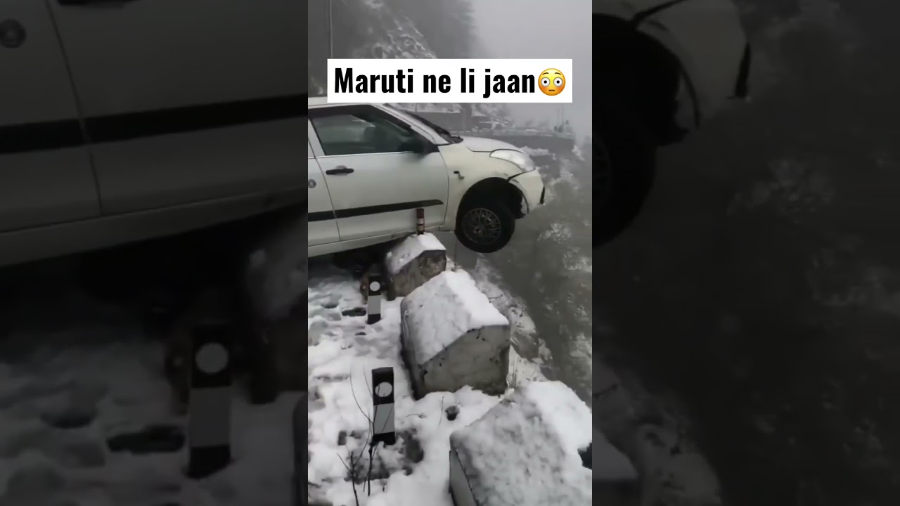 Live accident at solang valley 