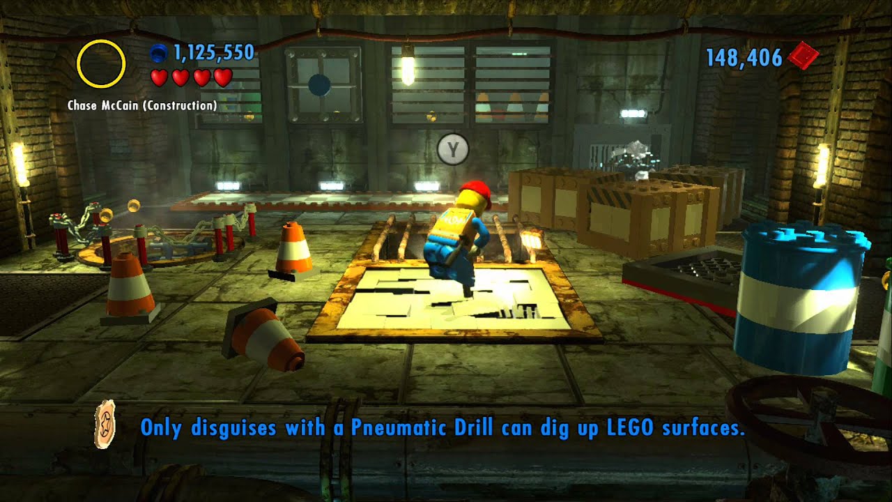 LEGO City Undercover 100% Guide - Special Assignment #5 'Dirty Work' - All Collectibles