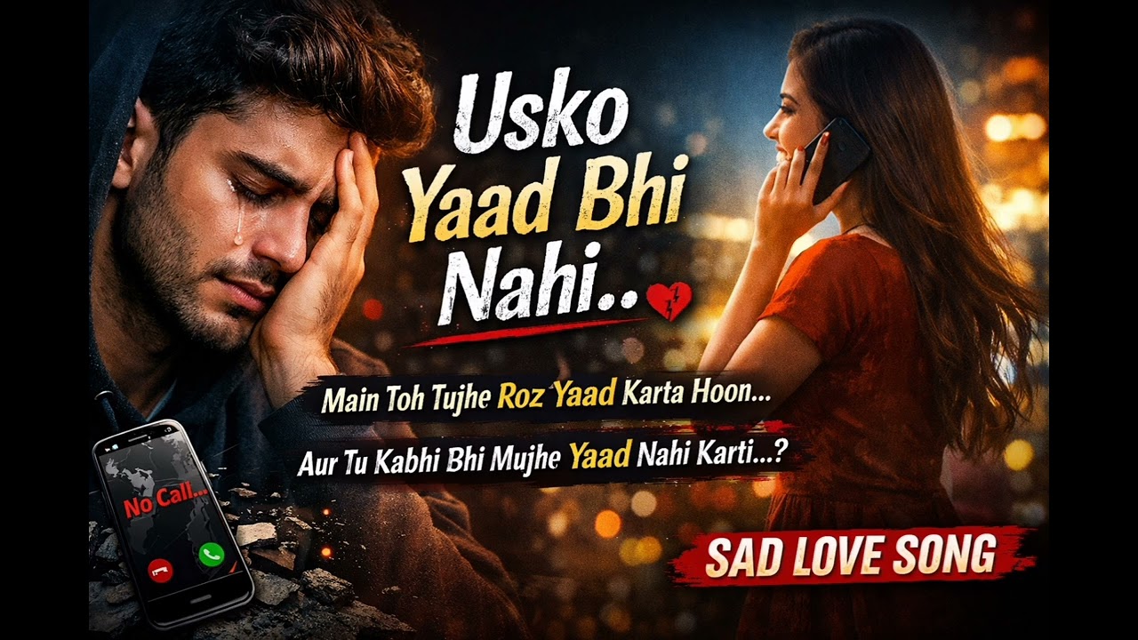 Usko Yaad Bhi Nahi – Dard Bhara Sad Song | One Sided Love | AI Generated Song 2026