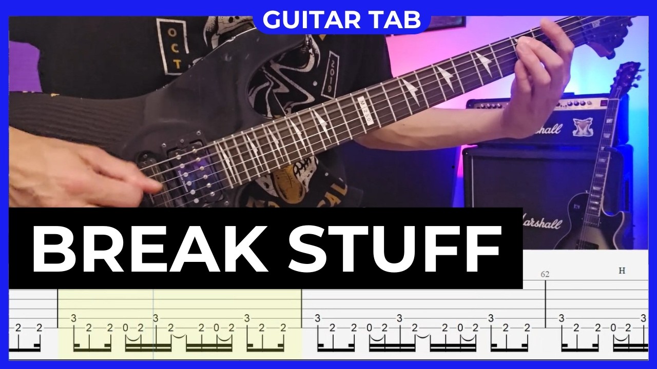 LIMP BIZKIT - Break Stuff - Guitar Cover with Guitar Tabs
