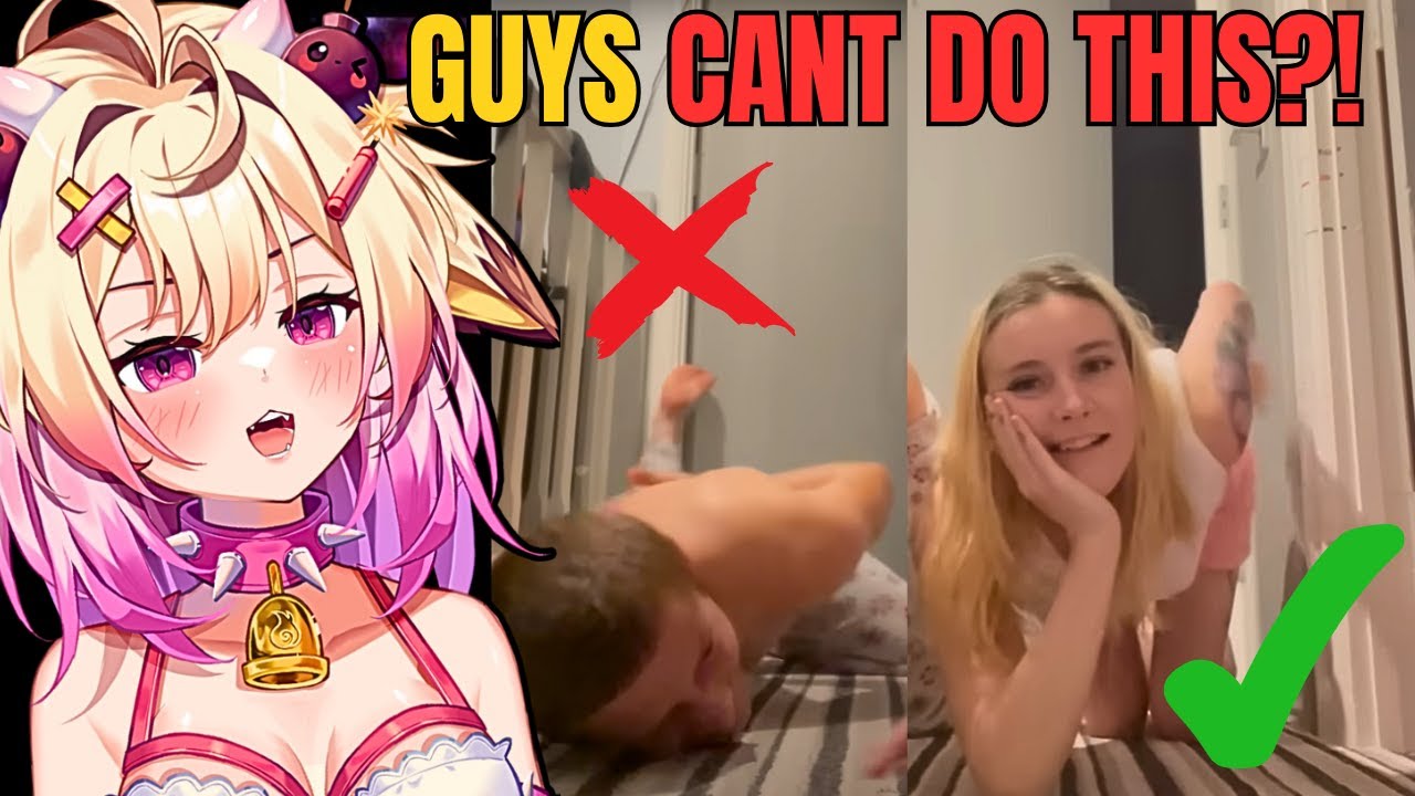 Wait, Men CAN'T DO THIS POSE?! | Rosiebellmoo Reacts