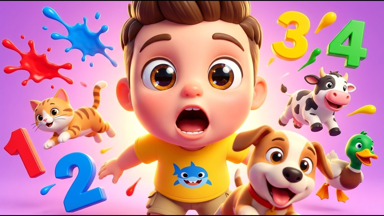 Hello Song + Colors & Animals 🐰🌈 | Kids Songs with Playsy