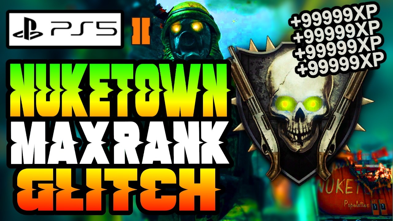 BO2 INSANE BEST WORKING NUKETOWN GLITCH EVER! MAX RANK GLITCH! BO2 PORT ZOMBIE GLITCHES