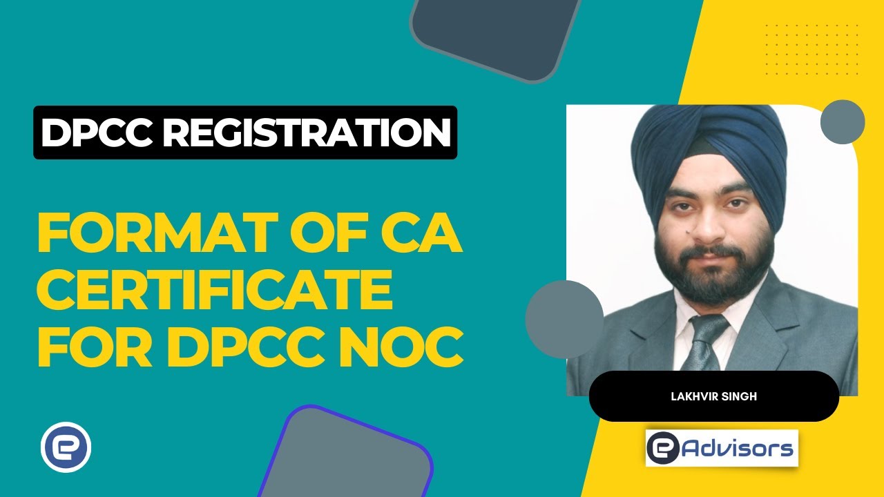 Format of CA Certificate for DPCC Consent