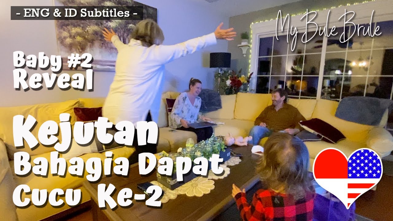 Senangnya Mertua Bule Amerika Dapat Cucu Ke-2 | Baby Reveal