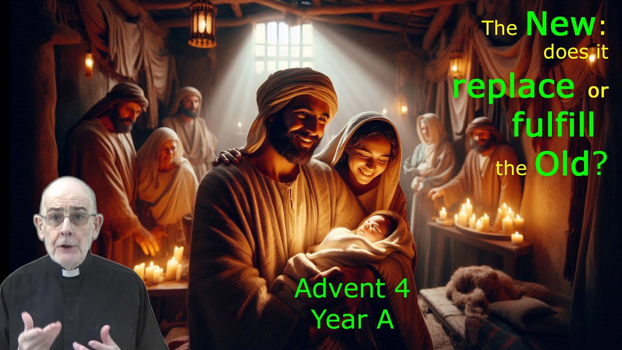 Advent 4 Year A.  21 Dec 2025. The birth story in Matthew