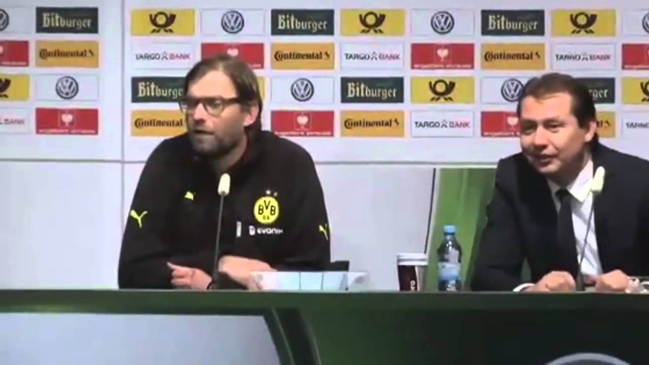 J&uuml;rgen Klopp entsetzt &uuml;ber Linienrichter - DFB Pokalfinale 2014 - BVB vs FCB