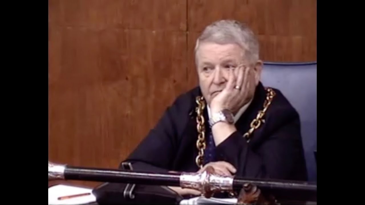 Wrexham Full Council mayoral meeting clips