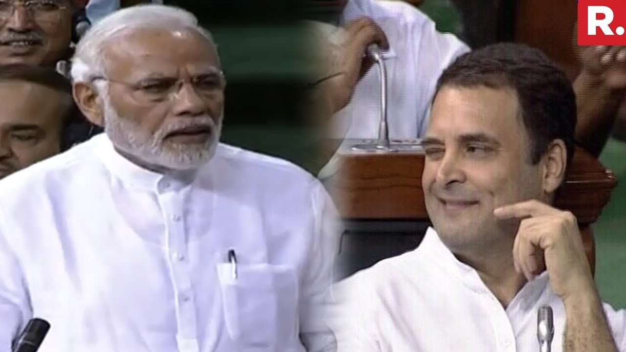 PM Narendra Modi's Direct Attack On Rahul Gandhi | #ModiTrustVote |