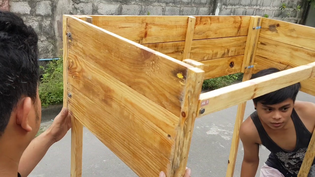 Folding cart made of palletwood | Pinoy version!