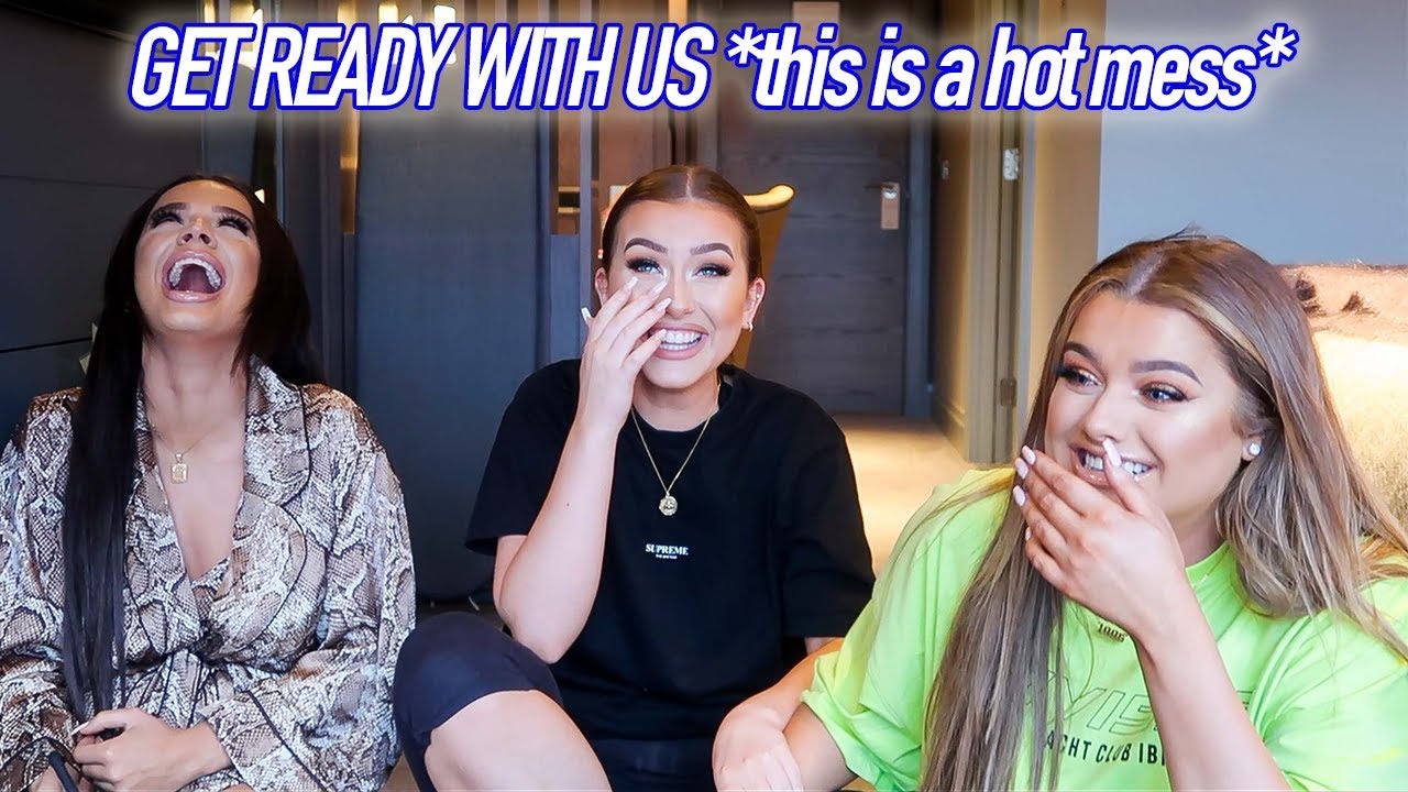 GET READY WITH US FT MADS & RACH! this video is SUCH a mess lol | Hannah Renée