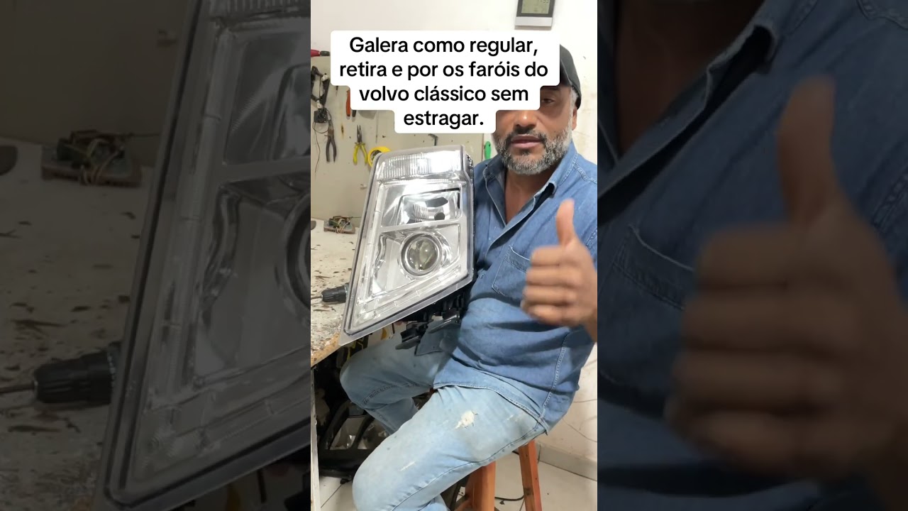 Como regular o farol do volvo fh