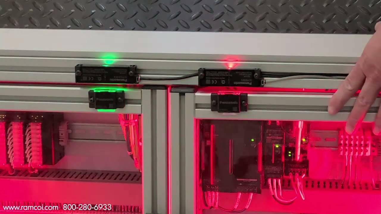 Panasonic Non-contact Safety Door Switch Demonstration