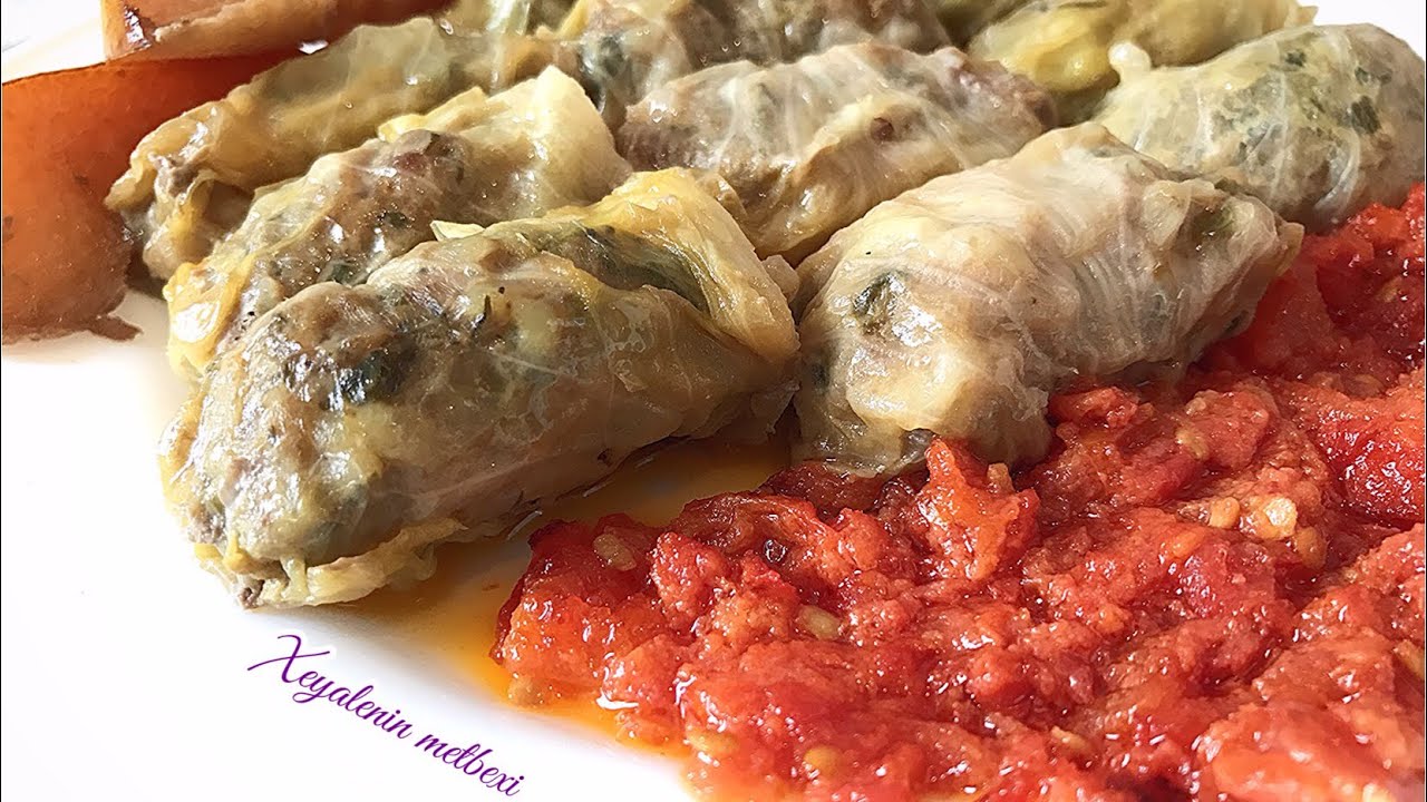 KƏLƏM DOLMASI.LAHANA DOLMASI.LAHANA SARMA .KƏLƏM DOLMASININ HAZIRLANMASI.ГОЛУБЦЫ.ДОЛМА ИЗ КАПУСТЫ.