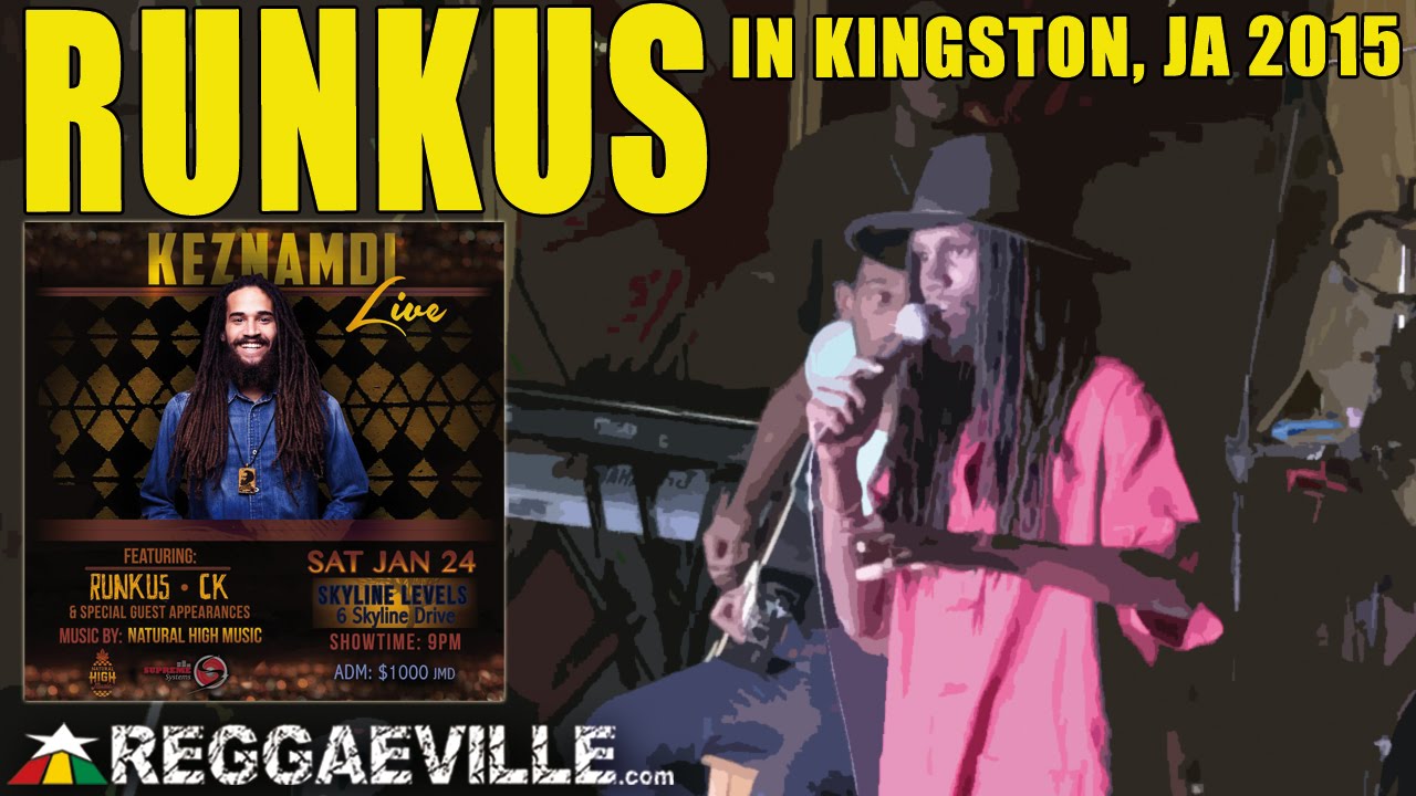 Runkus - One Good Spliff | LIVE in Kingston, Jamaica @ Skyline Levels [January 24th 2015]