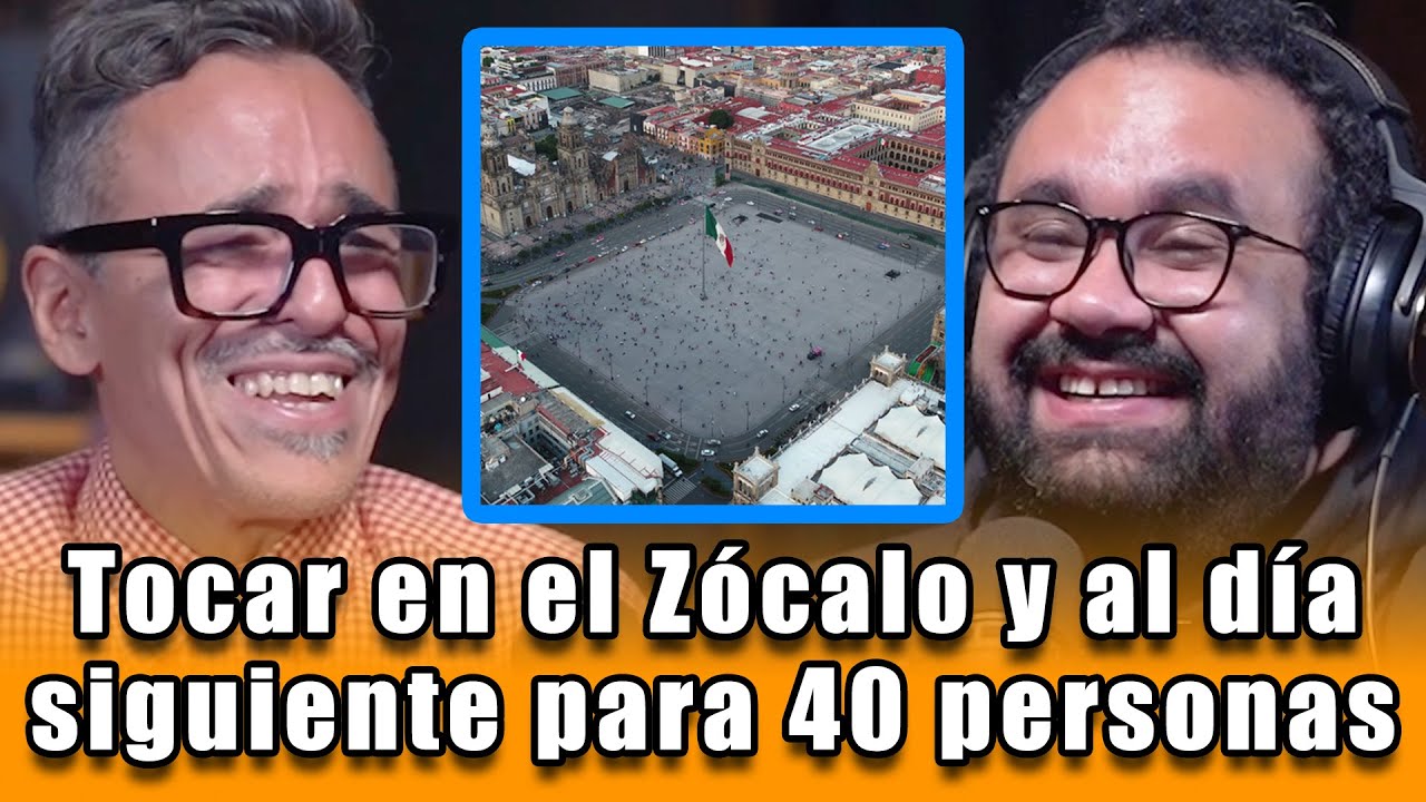 Tocar en el Zócalo y al día siguiente para 40 personas | Rubén Albarrán