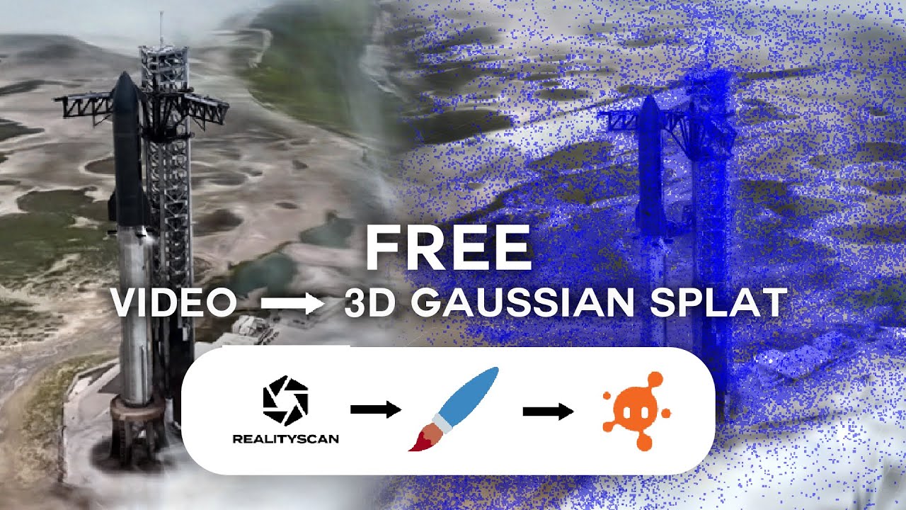 The Completely Free Video to 3D Gaussian Splatting Pipeline