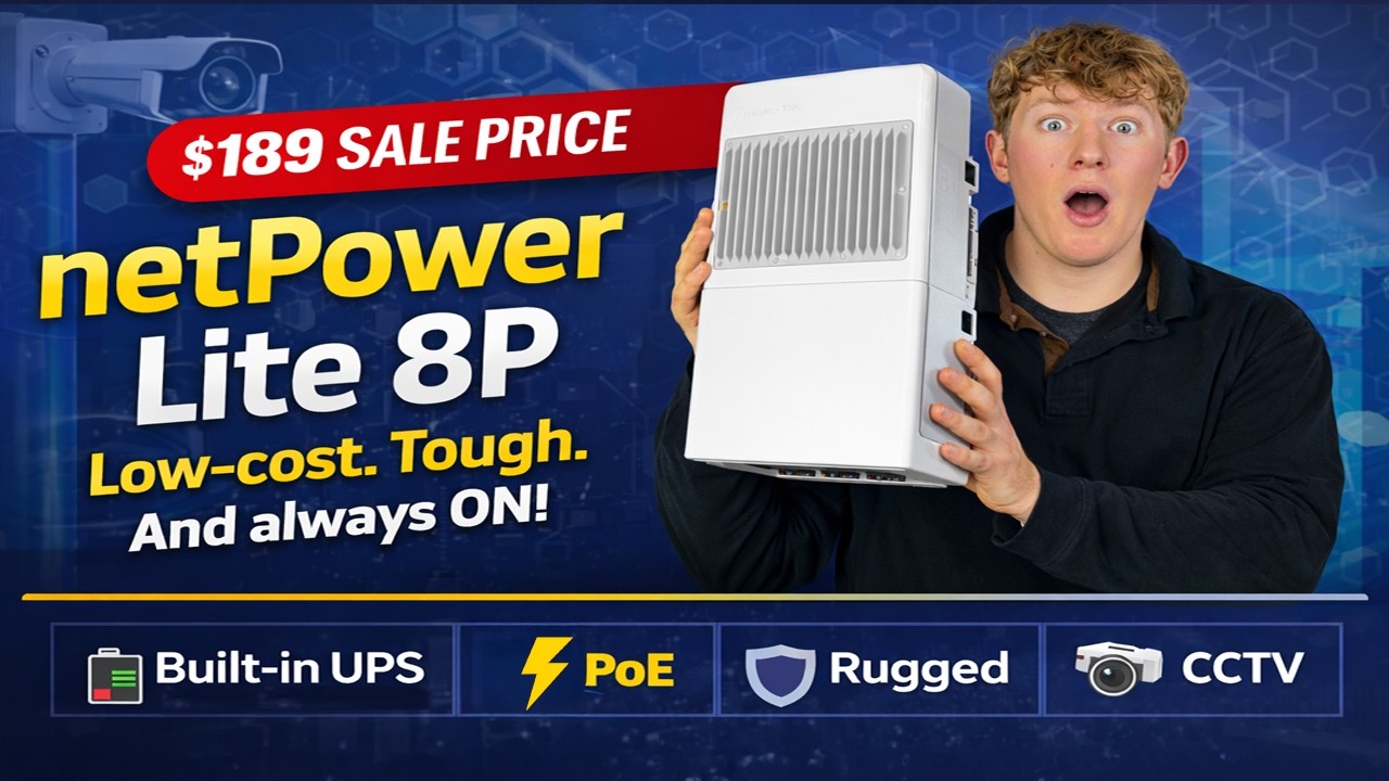 Power Out? This PoE Switch Doesn’t Care | netPower Lite 8P