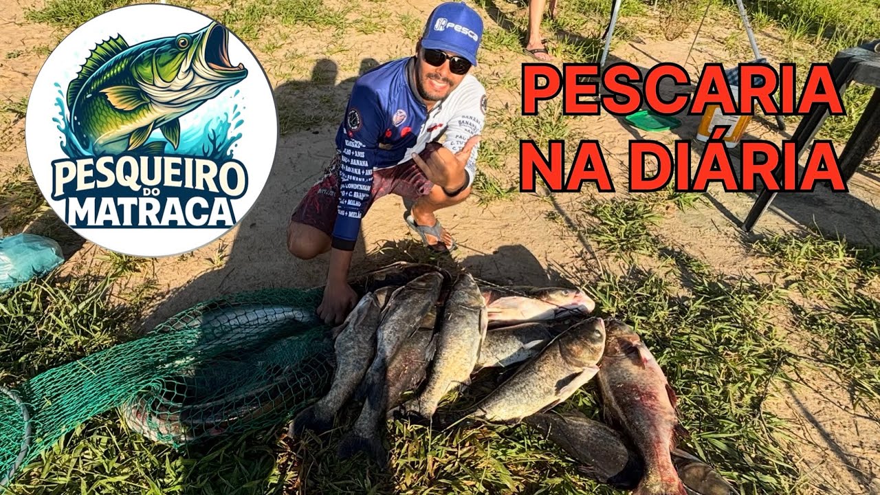 PESQUEIRO DO MATRACA - CARPAS, TILÁPIAS E PANGAS, TUDO ISSO EM UM DIA DE PESCARIA