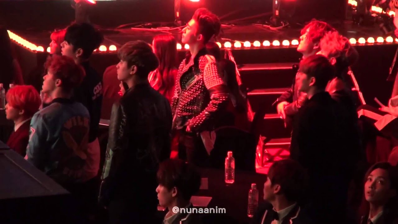 160217 iKON ( GFRIEND, BTS JIMIN ) reaction to MINO WINNER 