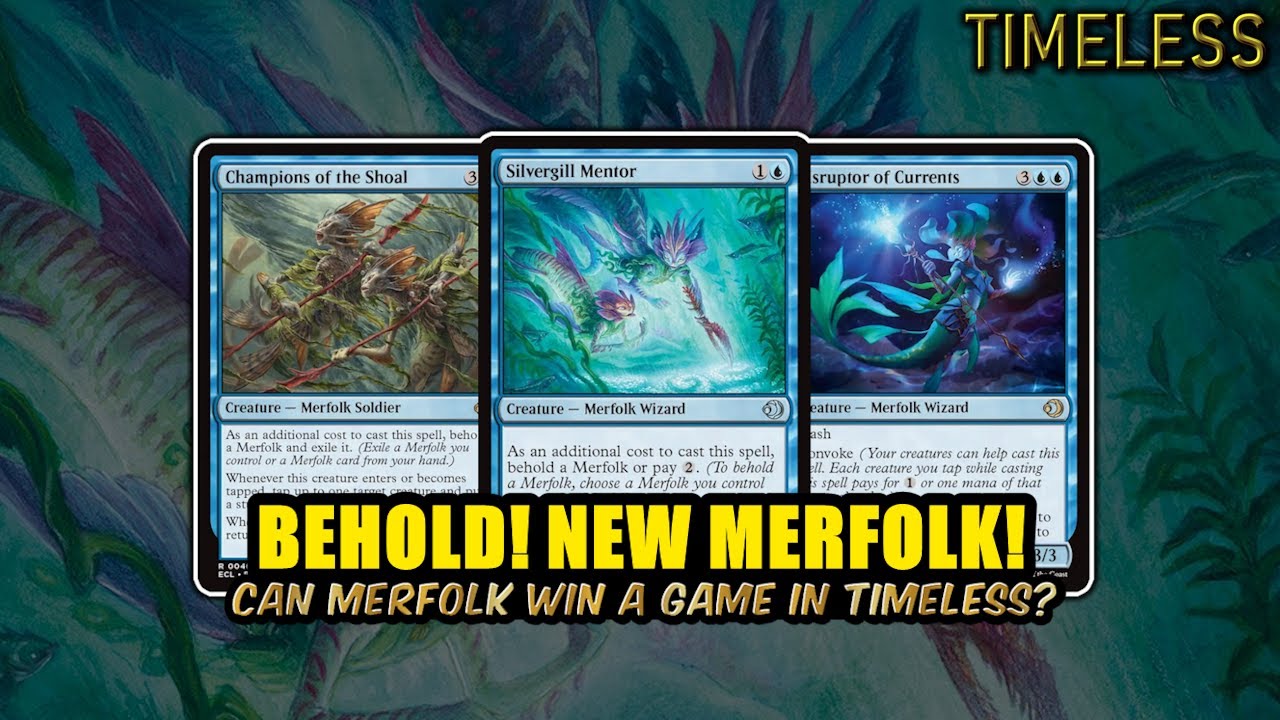 BEHOLD! New Merfolk! Does Merfolk Stand A Chance In Timeless? | Timeless BO3 | MTG Arena
