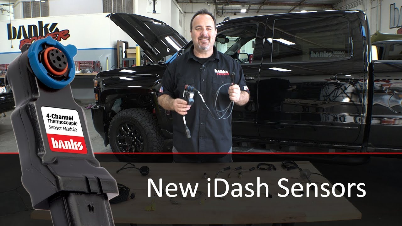 New Banks iDash Sensors