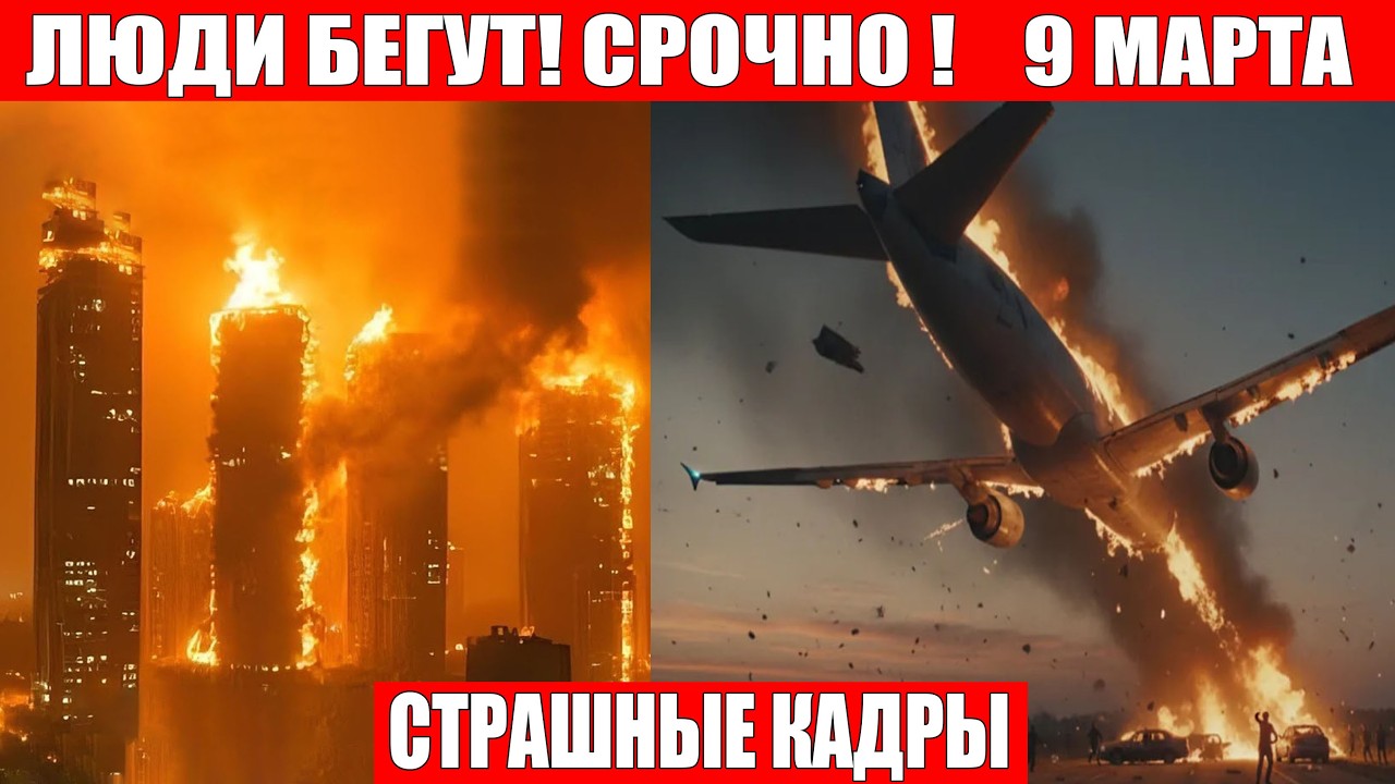 Новости Сегодня 09.03.2026 - Россия, Москва, Экстренный вызов новый выпуск, Катаклизмы, События Дня