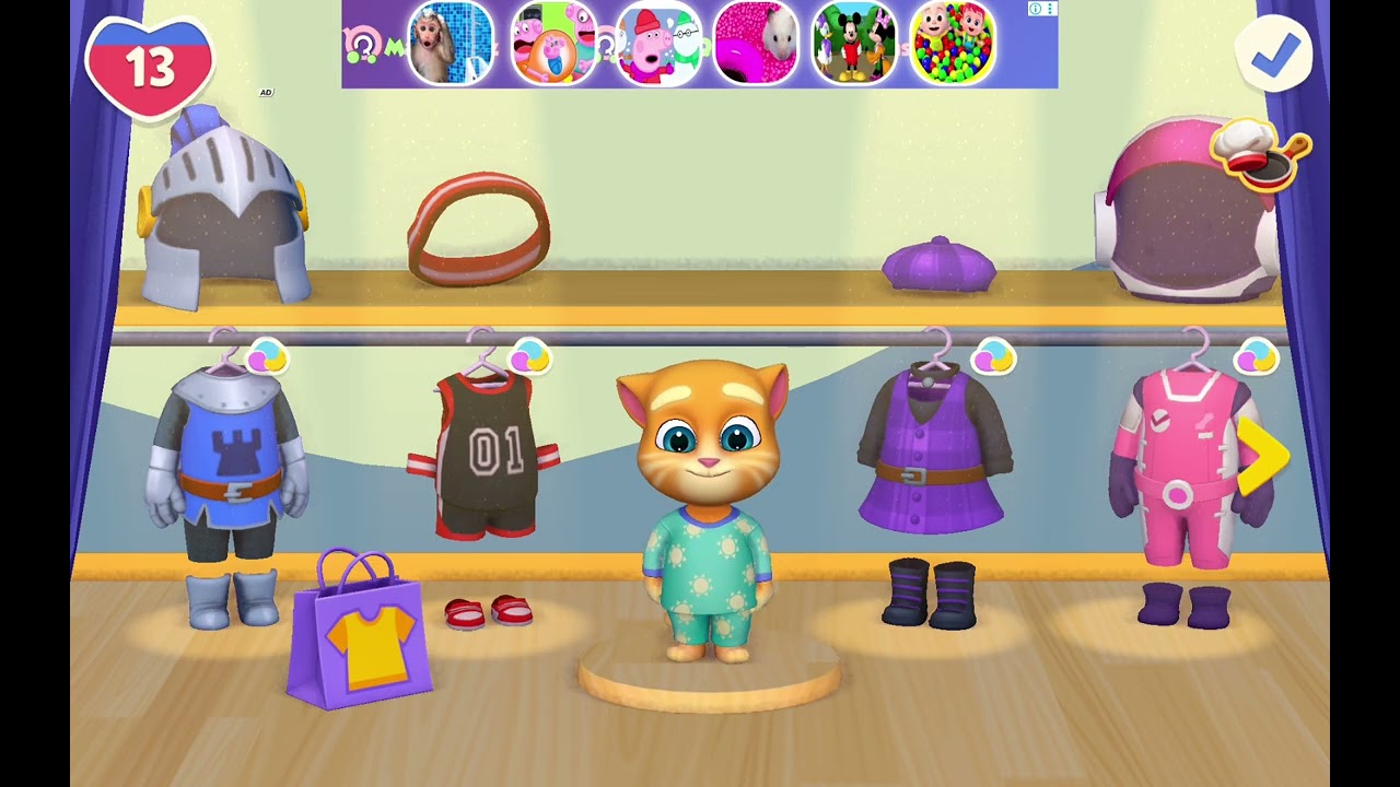 My Talking Tom Friends 2 On To Play In Outside Going To Sleep Nightime