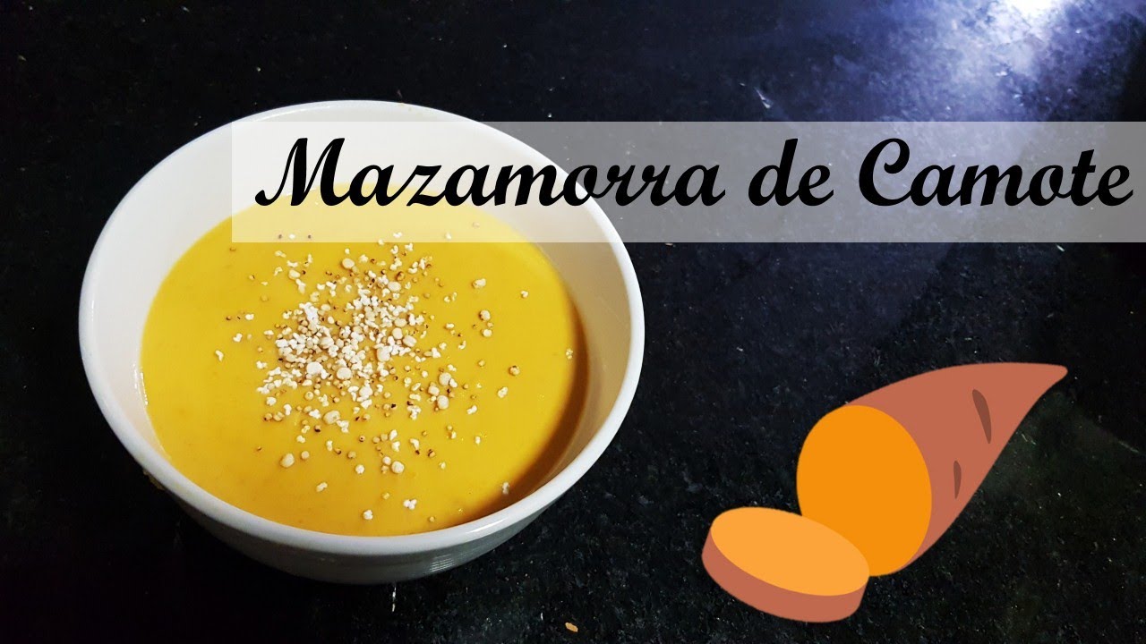 MAZAMORRA DE CAMOTE  PARA BEBES, NIÑOS Y ADULTOS/ Postre de camote/ Pure de camote/ Sweet potato