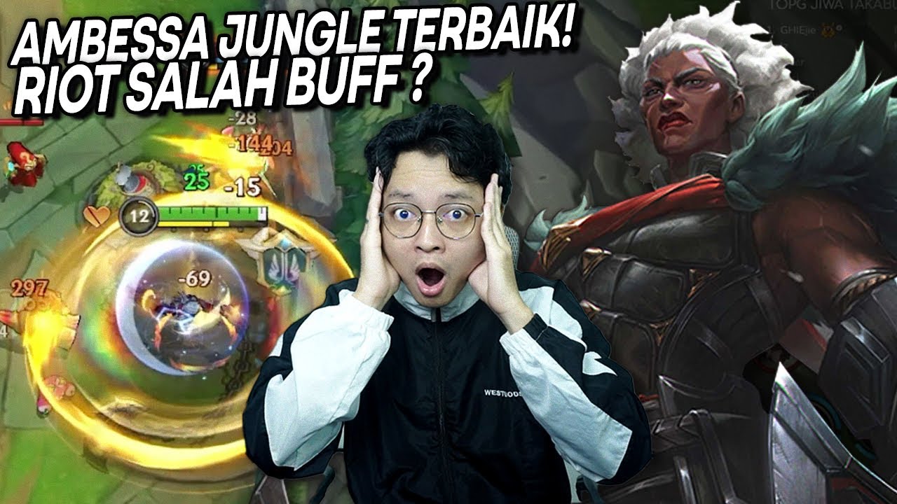 Ambessa Jungle New Build & Runes, BUFF TERLALU GILA! - Wild Rift Indonesia