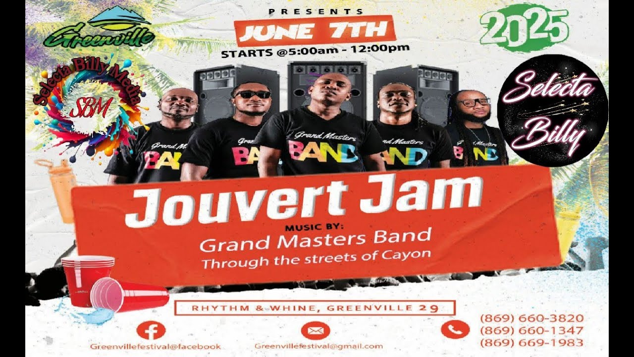 Grand Masters Band Live @ Green Valley Festival Jouvert Jam 2025