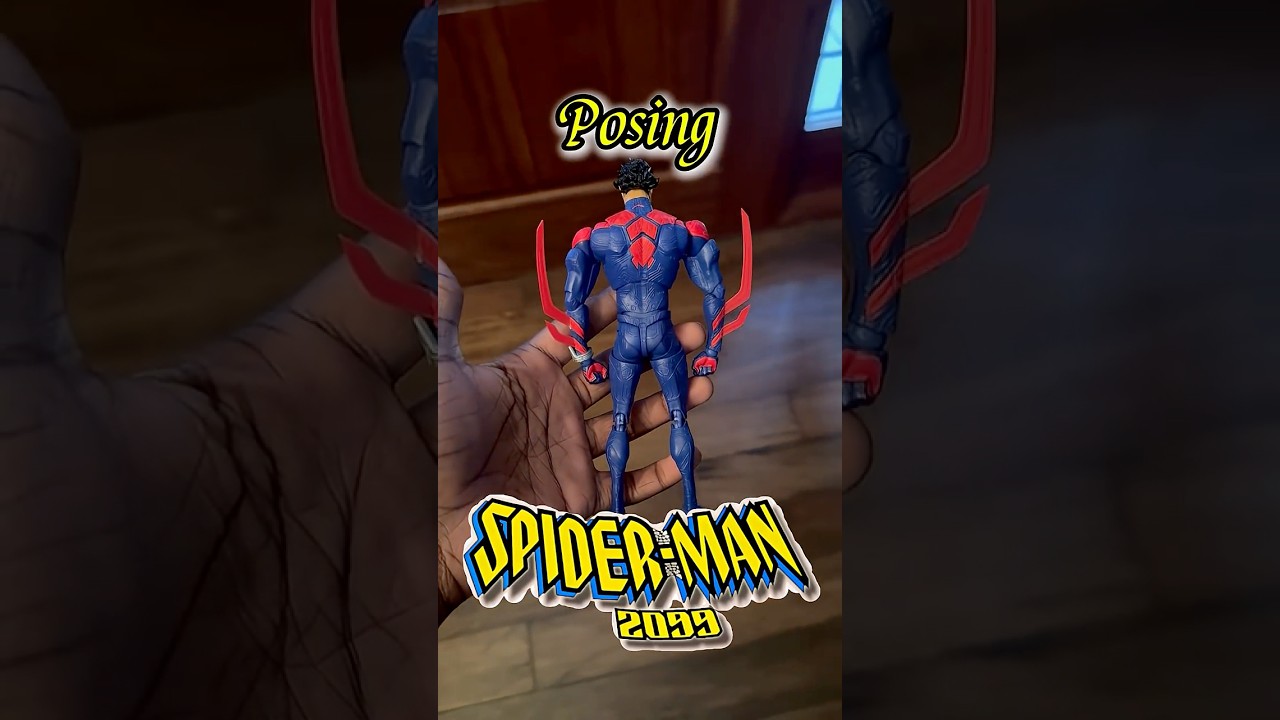 Posing Spiderman 2099 