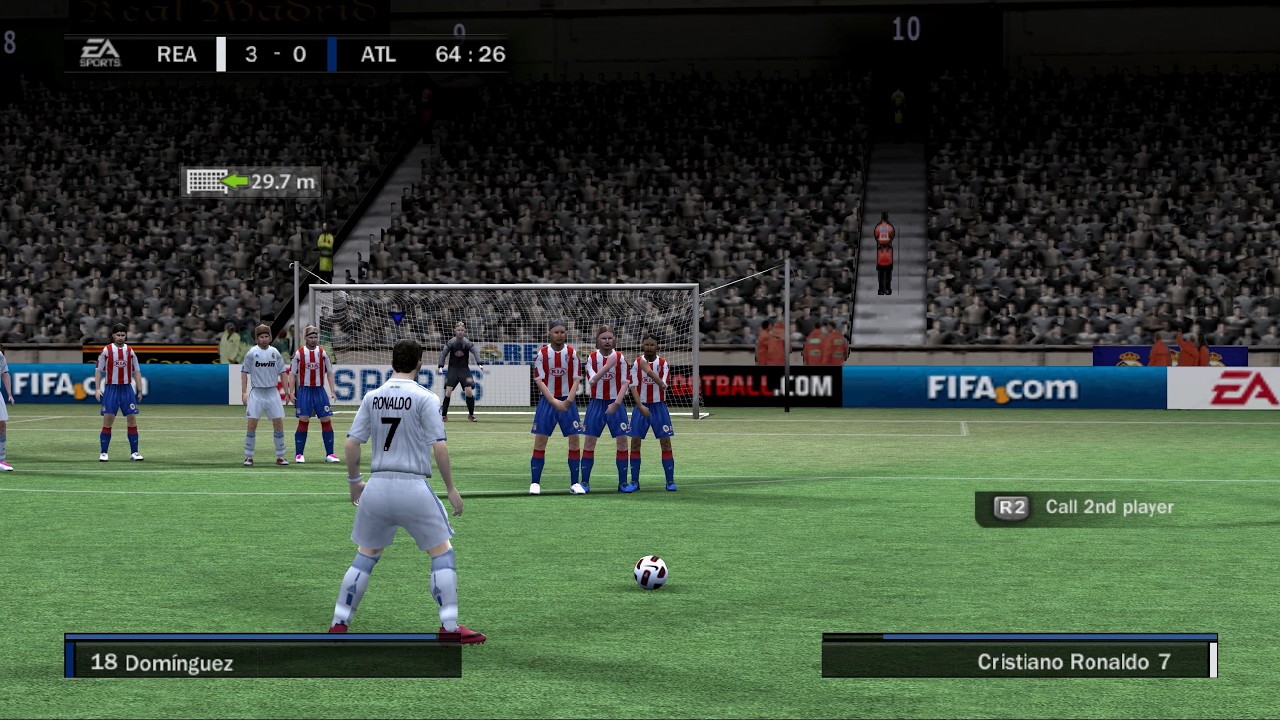 FIFA 11 PS2 Геймплей UHD [4K 60FPS]