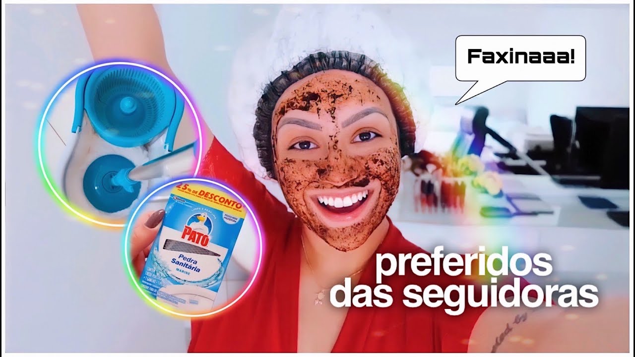 FAXINÃO com os PRODUTOS/UTENSÍLIOS preferidos de VOCÊS! 🤍🧹
