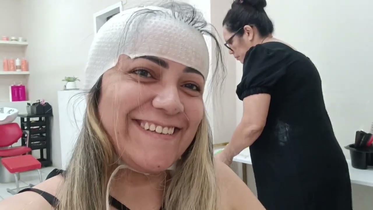 Fiquei mais loira 