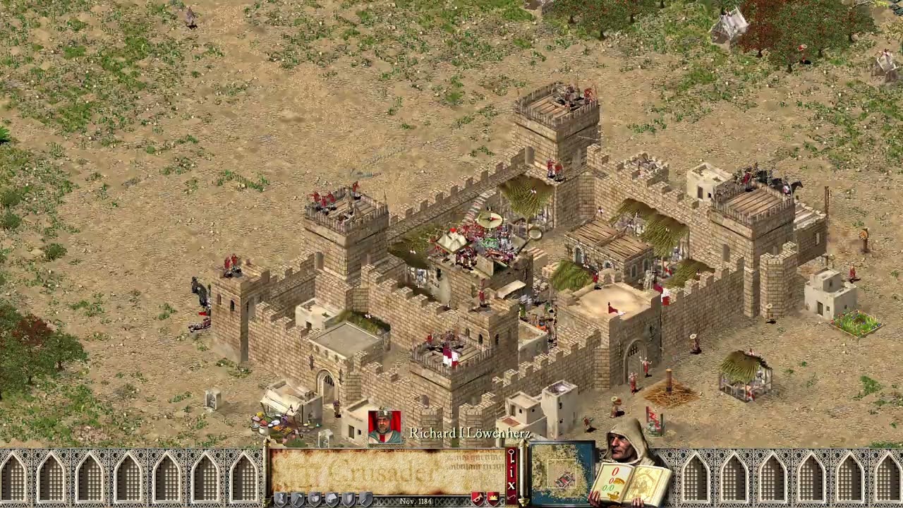 Lite-Show | Stronghold Crusader Crusader Pilaw pack AI-Tornament 1/2 финала Ричард VS Саладин