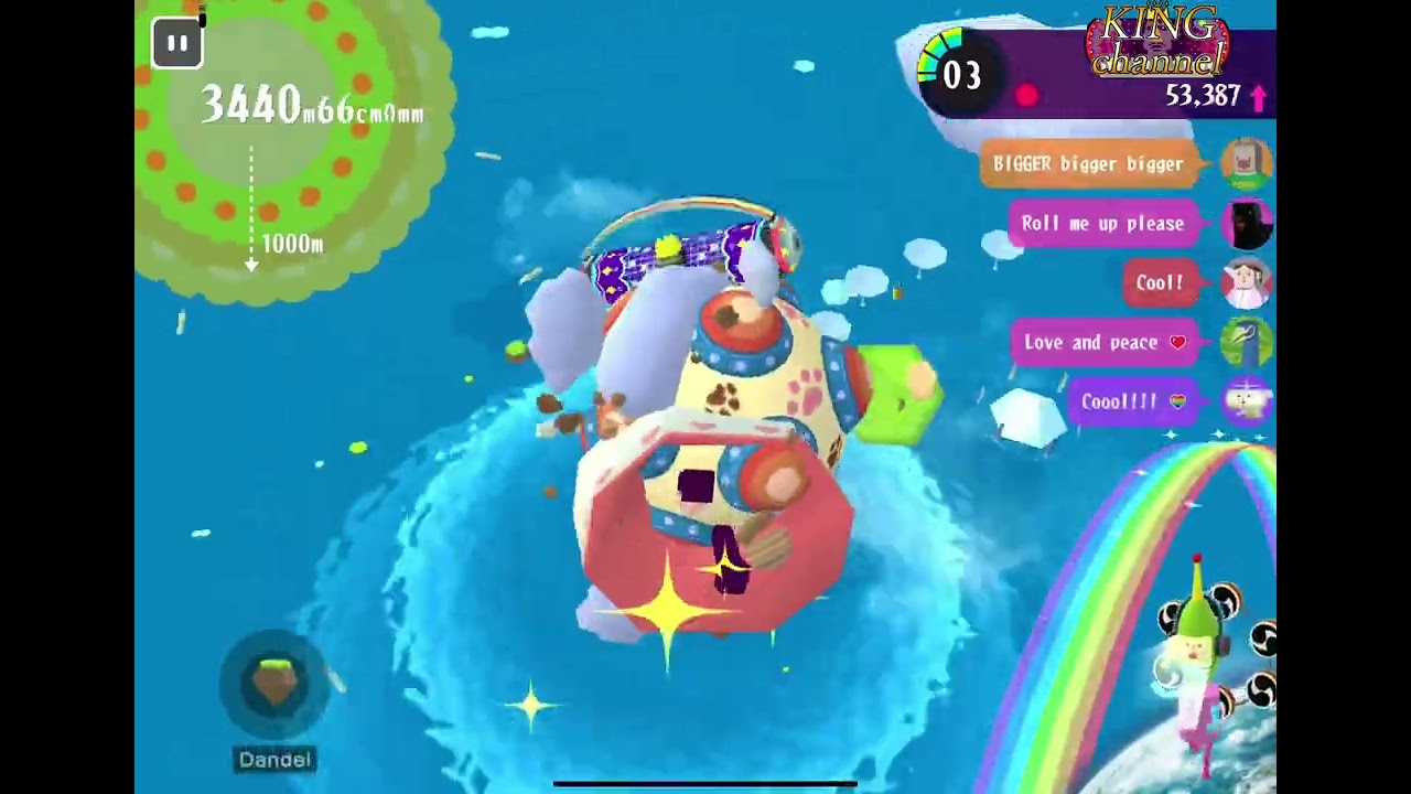 Katamari Damacy Rolling LIVE - You won’t BELIEVE this Katamari! 5 (Version 1.1.0) - 3554m47cm6mm