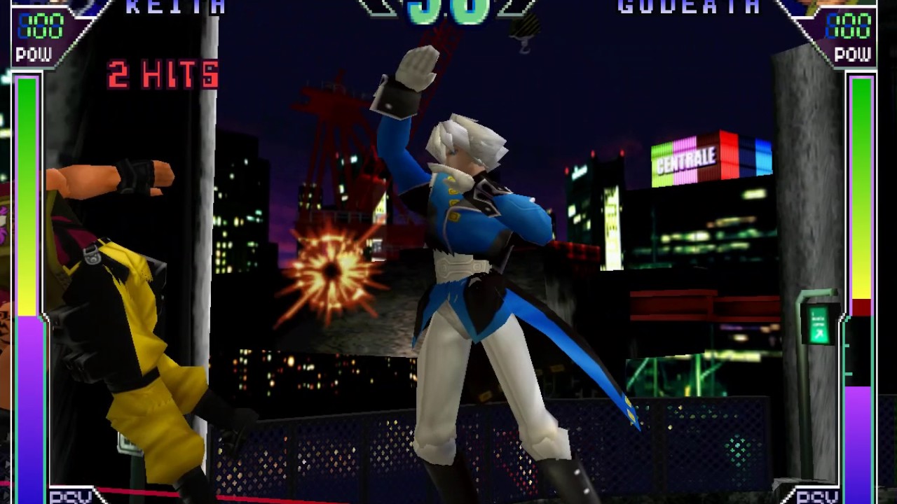 #633 Psychic Force 2012 Hidden Characters (2/3): Keith Evans gameplay.