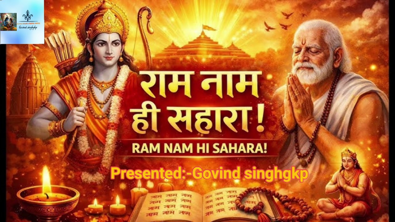 राम नाम ही सहारा | Ram Nam hi Sahara Hai | Morning Bhajan |#trending #ram #bhajan