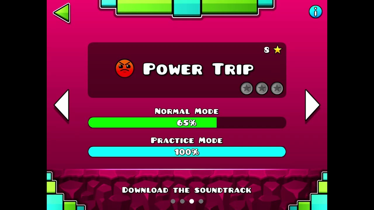 New best high 76% done in Geometry Dash ￼Subzero!