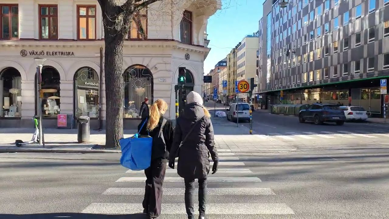Sweden - Walking in downtown Stockholm #367